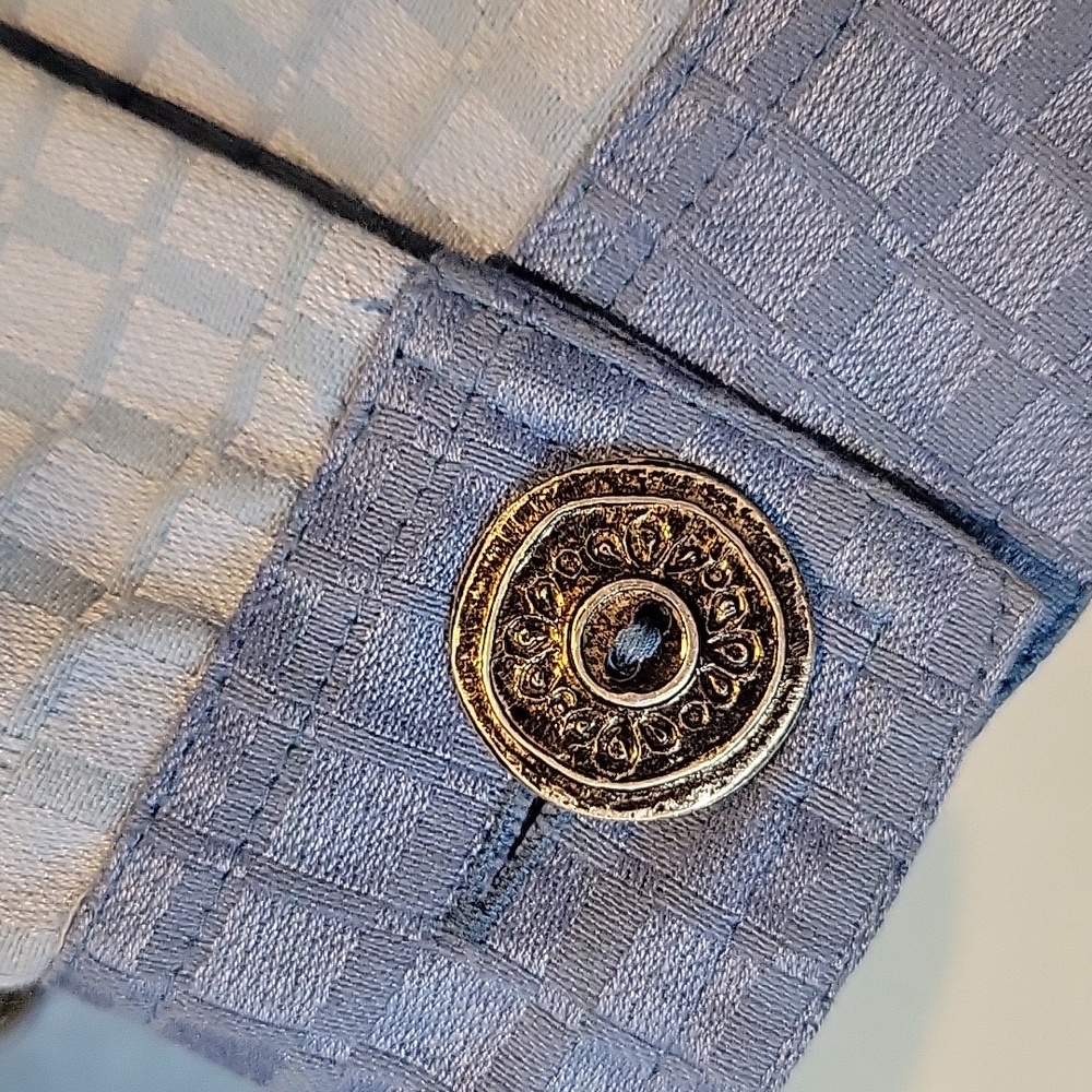 Indigo Moon Patchwork Embroidered Jacket - image 3